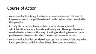 Course of Actions and cause and effects.pptx