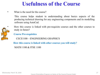 Comprehensive Course Orientation for Engineering Graphics (Manual ...