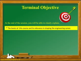 Course outcome for bioinformatics and orientation | PPTX