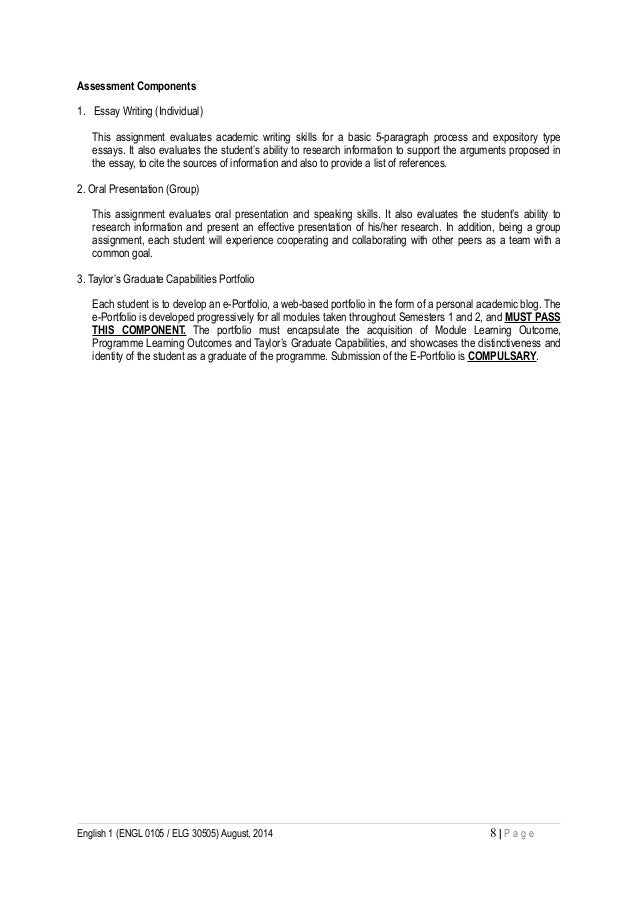 English Essay Outline Format English Essay Question R K Narayan English I Course Outline P A G E Assessment Components Essay Writing
