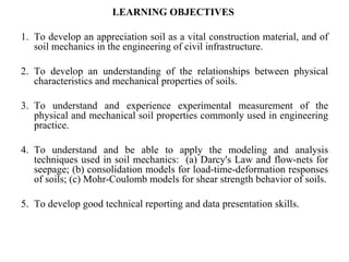 Course+outline+1 soil+mechanics | PPT