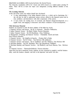 Course outline and sessions plan mfs sem 3-2014 | DOCX