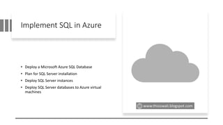 Become an Expert in SQL Server with Cloud | PPT