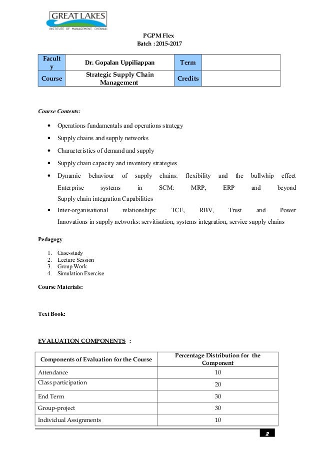 lecture outline template