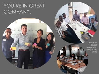 YOU’RE IN GREAT
COMPANY.
 