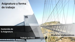Course presentation linear algebra ea2021