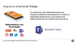 Course presentation linear algebra ea2021