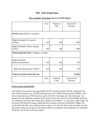 Distribution and Marketing Plan | DOCX