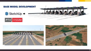 TRAFFIC SIMULATION AT TOLL ROAD SECTION USING VISSIM SOFTWARE | PPTX
