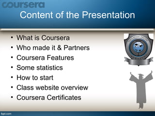 Coursera | PPT