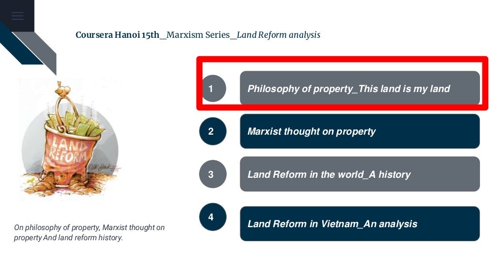 An analysis of land reform in Vietnam