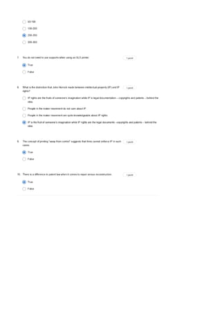 COURSERA 3D PRINTING APPLICATIONS QUESTIONS AND ANSWERS | PDF