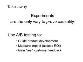 Talks@Coursera - A/B Testing @ Internet Scale | PDF