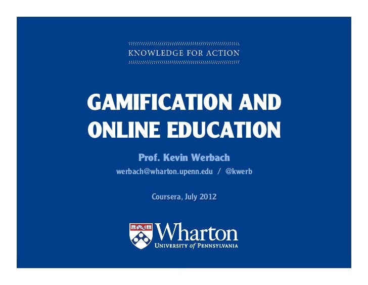 Gamification And Online Education