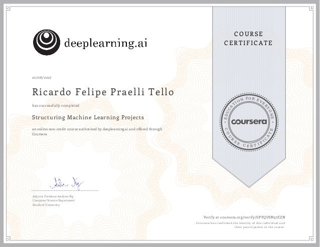 online certificate machine learning