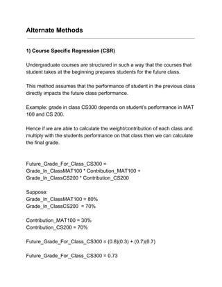Course Recommenders Course recommender system | PDF