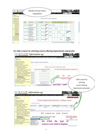 Course registration procedures | PDF