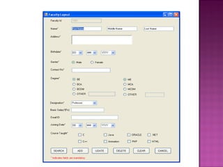 Course registration system