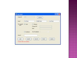 Course registration system