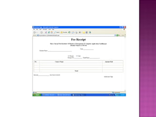 Course registration system