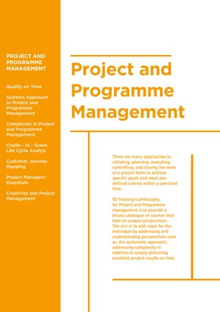 Systems Engineering training brochure | PDF