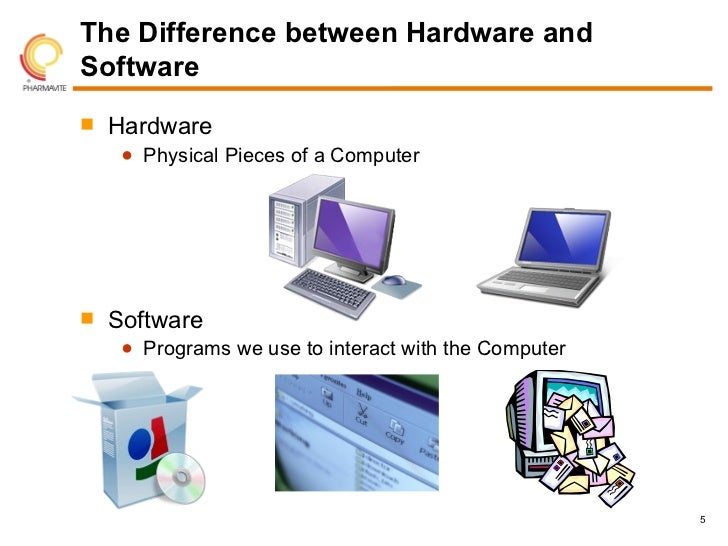 Also, compare the differences and similarities between hardware and