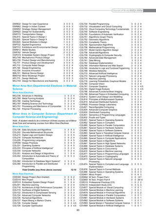 Courses of Study at INDIAN INSTITUTE OF TECHNOLOGY DELHI | PDF
