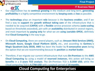 FInal Project - USMx CC605x Cloud Computing for Enterprises - Hugo ...