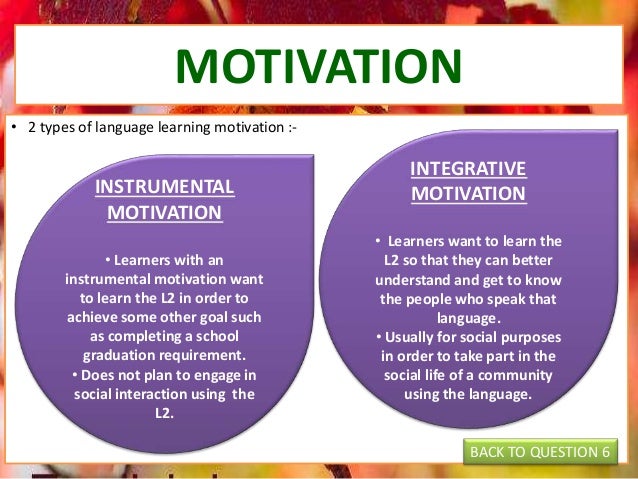 Image result for instrumental vs integrative motivation