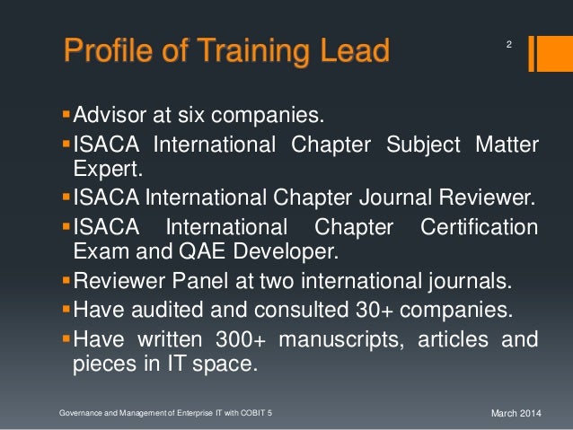 Cobit Advisor Software