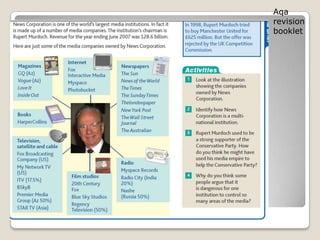 Aqa revision booklet