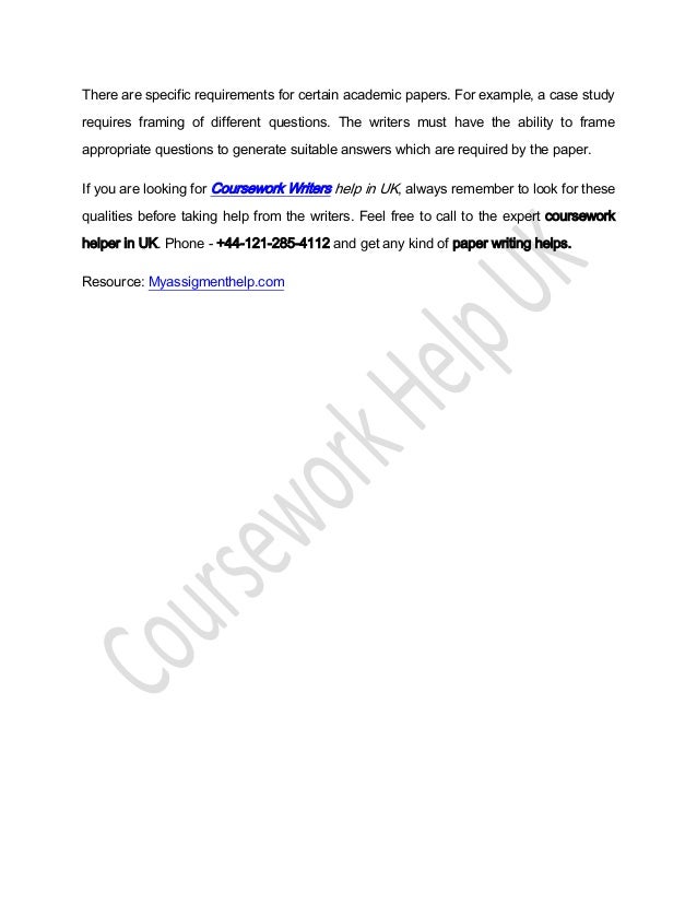 Cheap coursework writing service