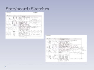 Storyboard/Sketches
 