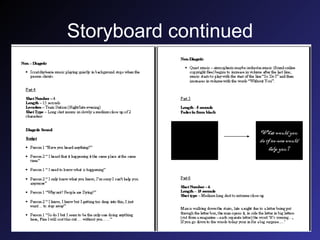Storyboard continued 