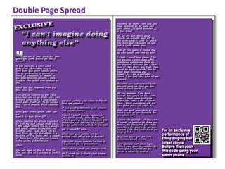 Double Page Spread
 