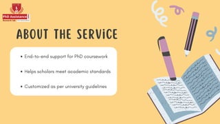 Thesis Coursework Writing Services | PhD Experts | PDF