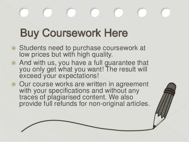 Coursework writing services