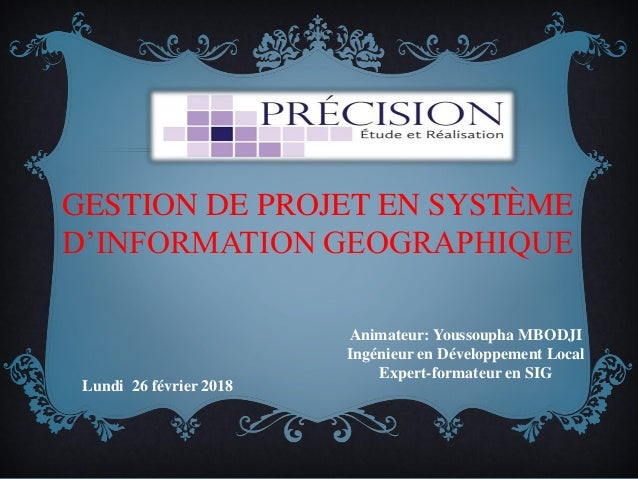 Cours Gestion De Projet Sig
