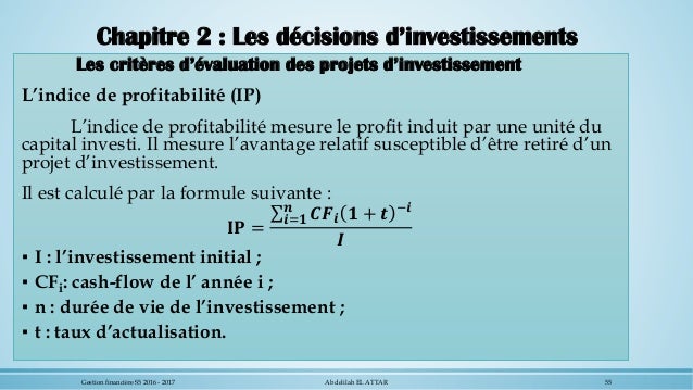 Cours Gestion Financiere S5 Economie Et Gestion