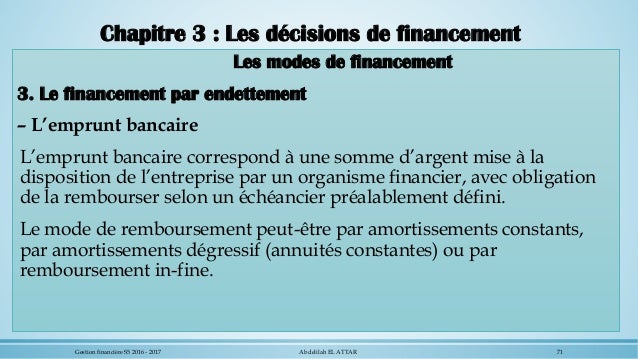 Cours Gestion Financière S5 Economie Et Gestion - 