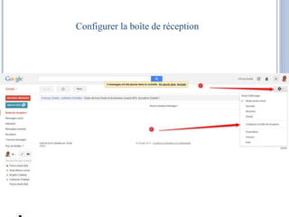 Configurer la boîte de réception 
 