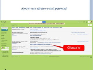 Ajouter une adresse e-mail personnel 
 