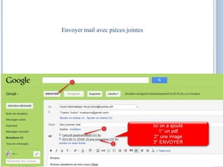 Envoyer mail avec pièces jointes 
 