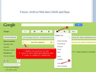 Classer, Archiver Mail dans Libellé spécifique 
 
