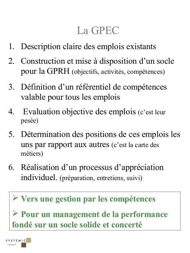 Cours Gpec