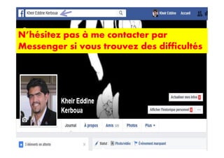 N’hésitez pas à me contacter par
Messenger si vous trouvez des difficultés
 