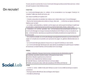 On recrute!




              For internal use only
 