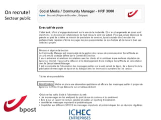 On recrute!
Secteur public




                 For internal use only
 