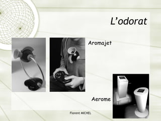 Florent MICHEL 116
L’odorat
Aromajet
Aerome
 