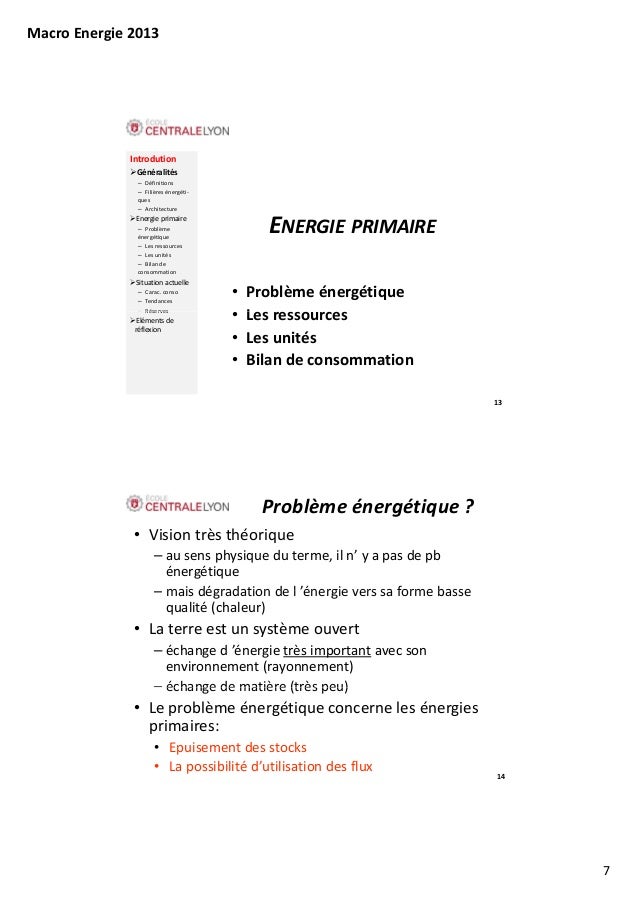 energie au sens physique du terme